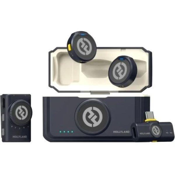میکروفن یقه ای هالی لند مدل LARK M2 MINI COMBO با درگاه اتصال USB-C