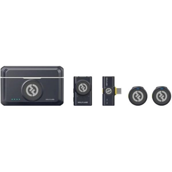 میکروفن یقه ای هالی لند مدل LARK M2 MINI COMBO با درگاه اتصال USB-C