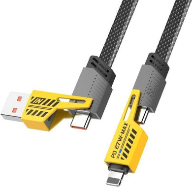 کابل شارژ 4 در 1 کانفلون مدل Konfulon Zinc Alloy Cable DC73