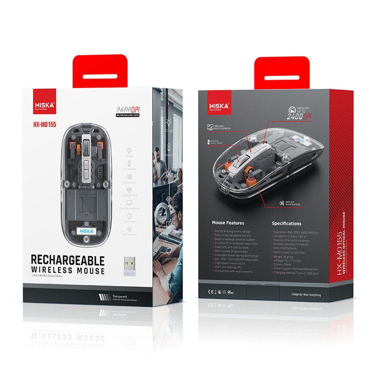 ماوس بی سیم هیسکا مدل HX-MO155