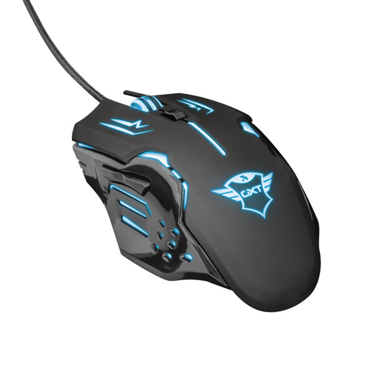 ماوس مخصوص بازی تراست مدل GXT 108 Rava illuminated