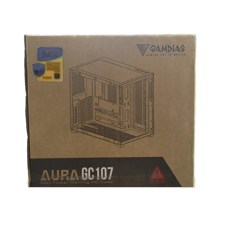 کیس کامپیوتر گیمینگ گیم دیاس مدل AURA GC107